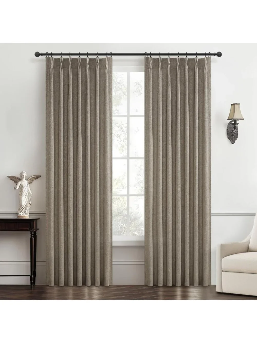 Natural Linen Sheer Curtains 84